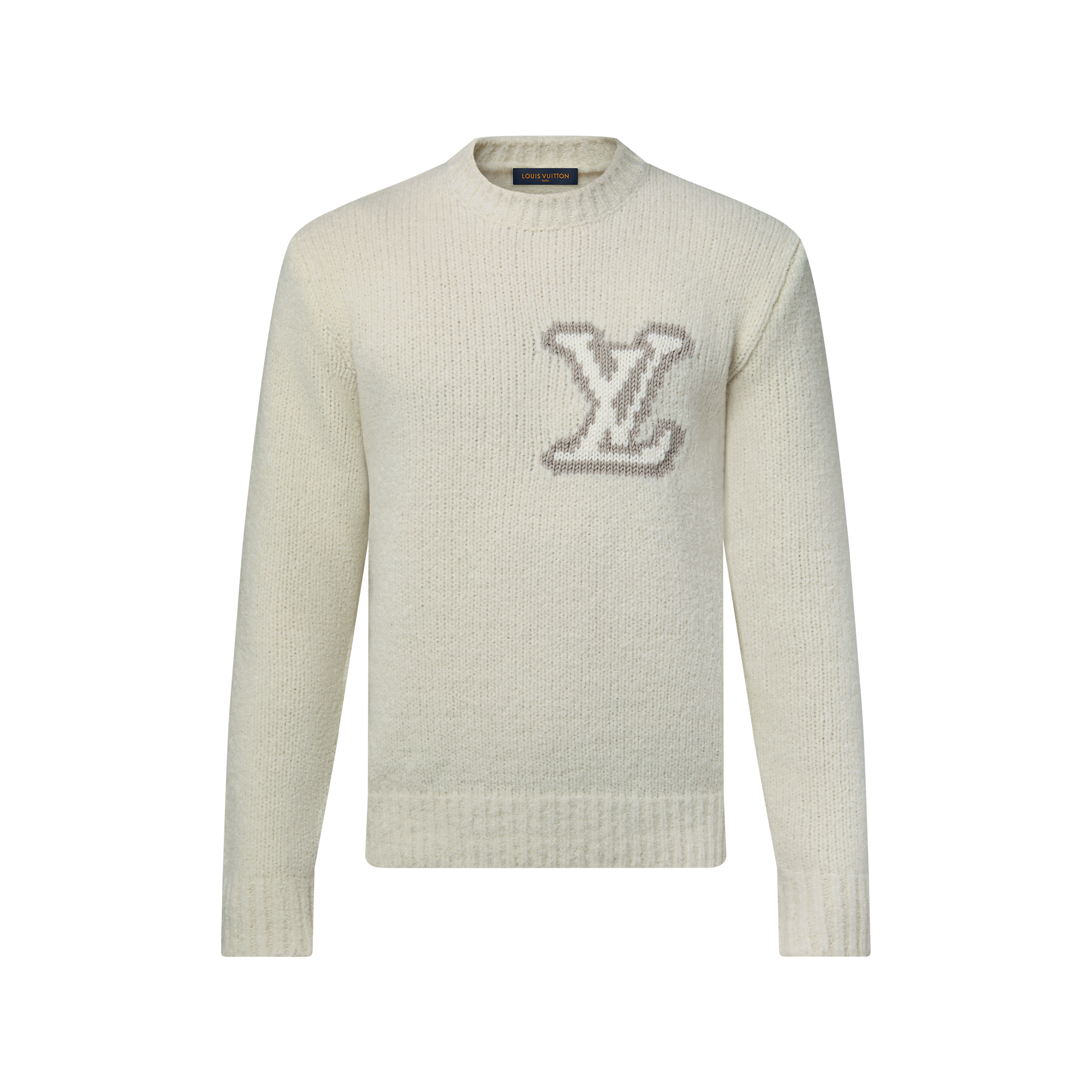 Louis Vuitton セーター LV Intarsia Crewneck - Luxury White | LOUIS VUITTON